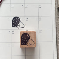 msbulat Rubber Stamp - Night shower / 夜雨