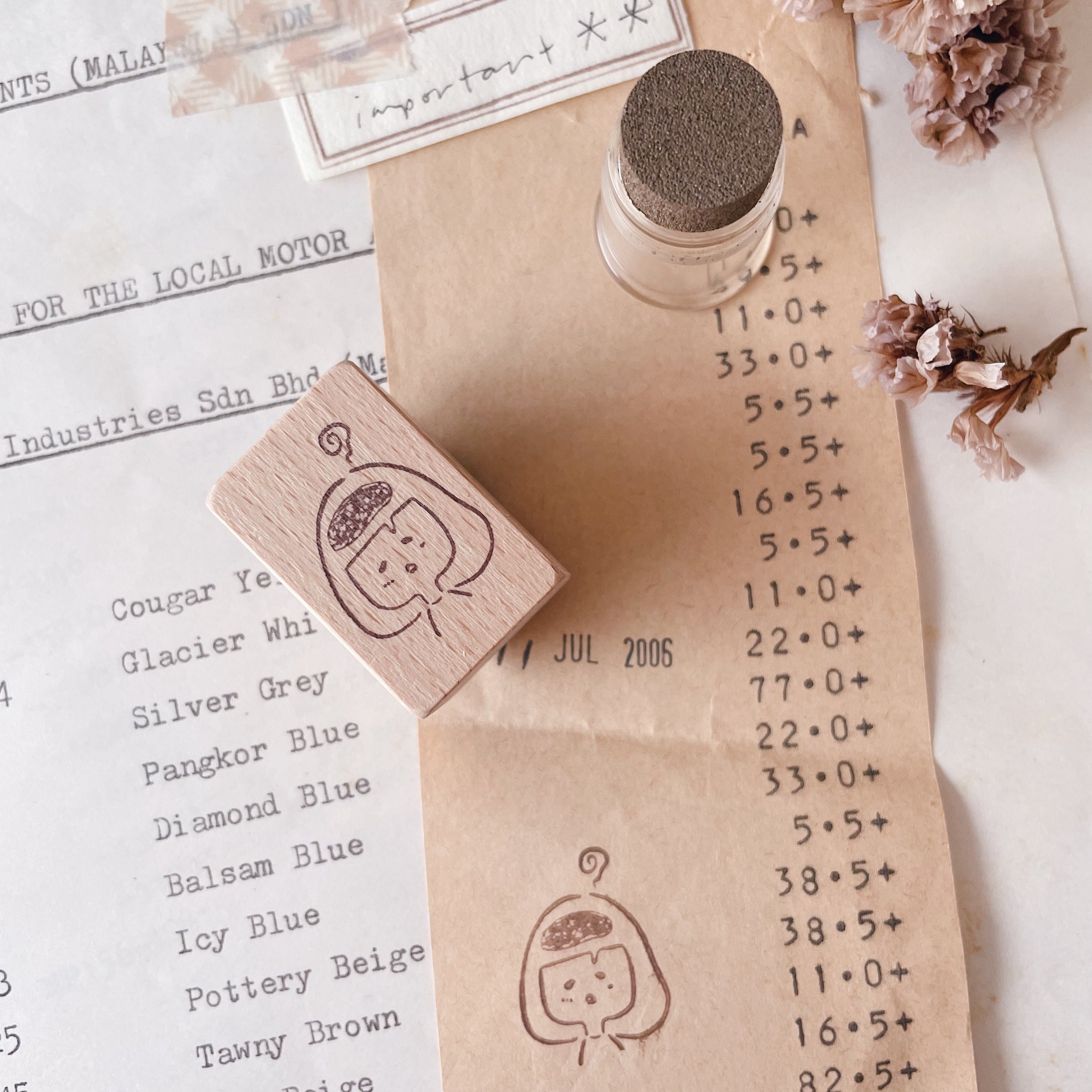 msbulat Rubber Stamp - Pening / 烦