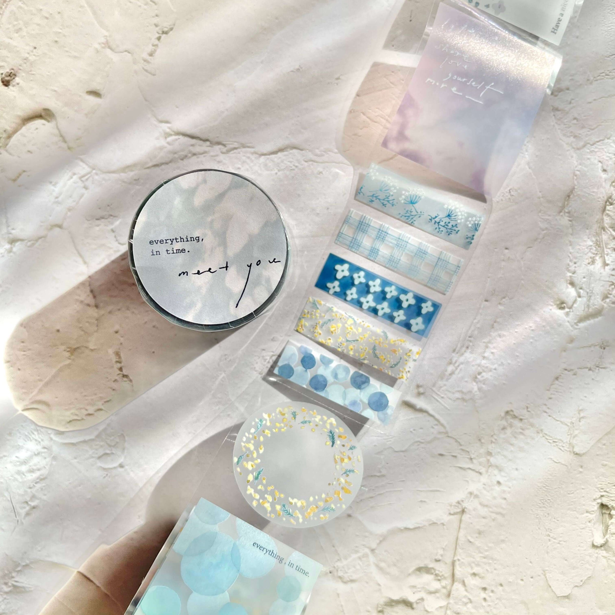 Pion PET Sticker Roll - Meet You