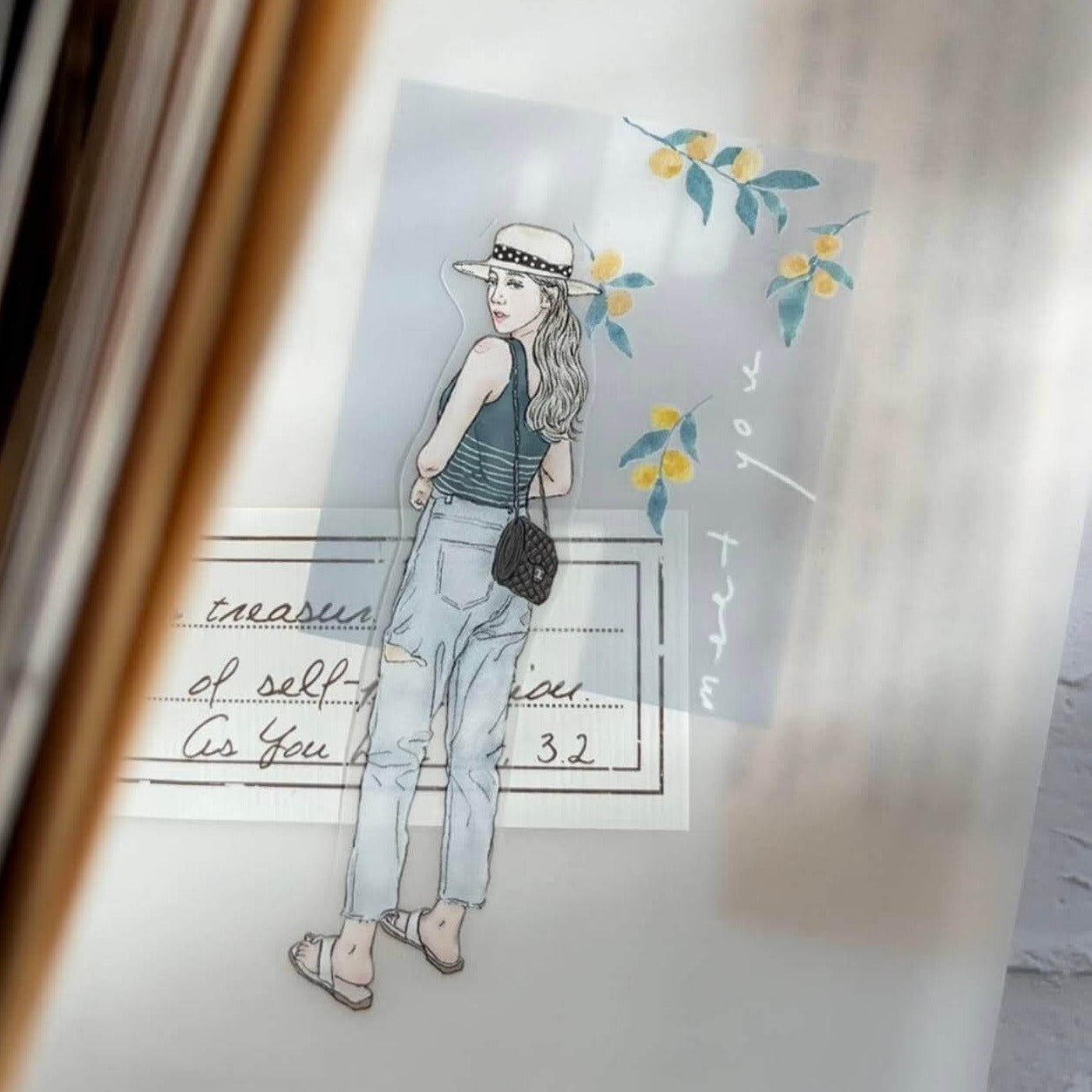 Pion PET Sticker Roll - Meet You