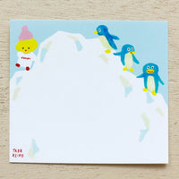 Tada Reiko Block Memo - Lemon & Lime with Animals