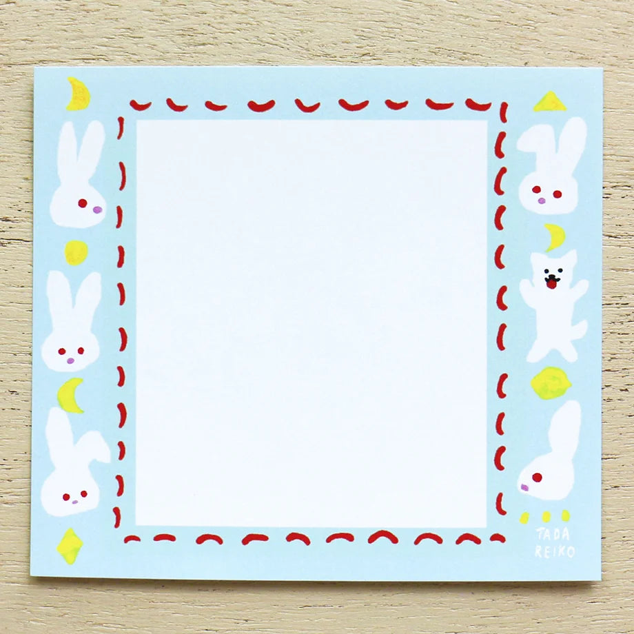 Tada Reiko Block Memo - Me and My Dog