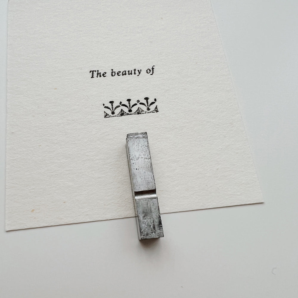 Letterpress Lead Type - Ornaments