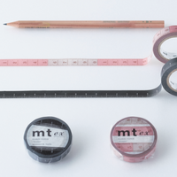 MT EX Washi Tape - Black Ruler