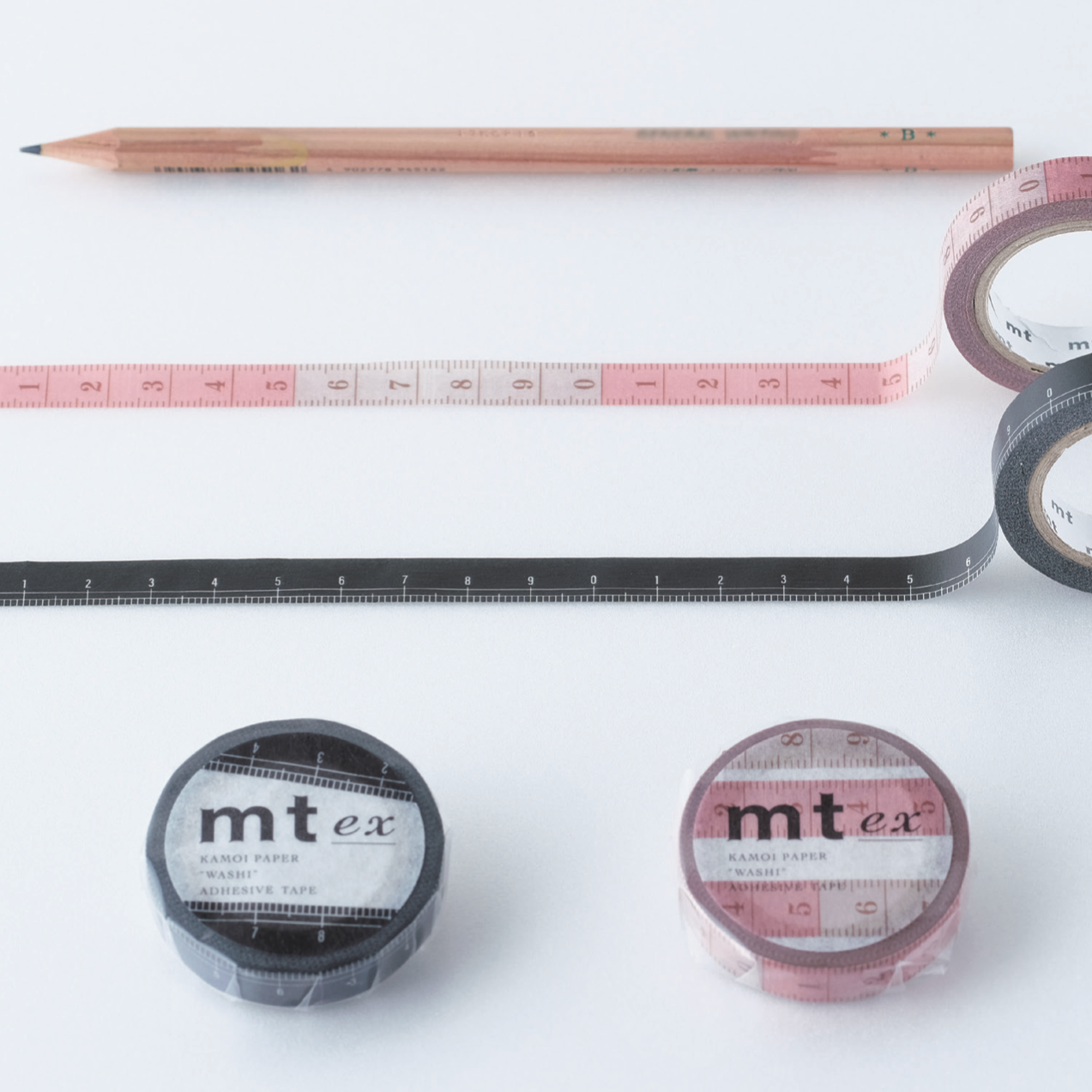 MT EX Washi Tape - Black Ruler