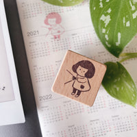 msbulat Rubber Stamp - Searching / 寻找中