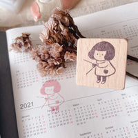 msbulat Rubber Stamp - Searching / 寻找中