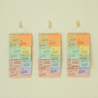 Slumber Bugs - Monthly Calendar 2024