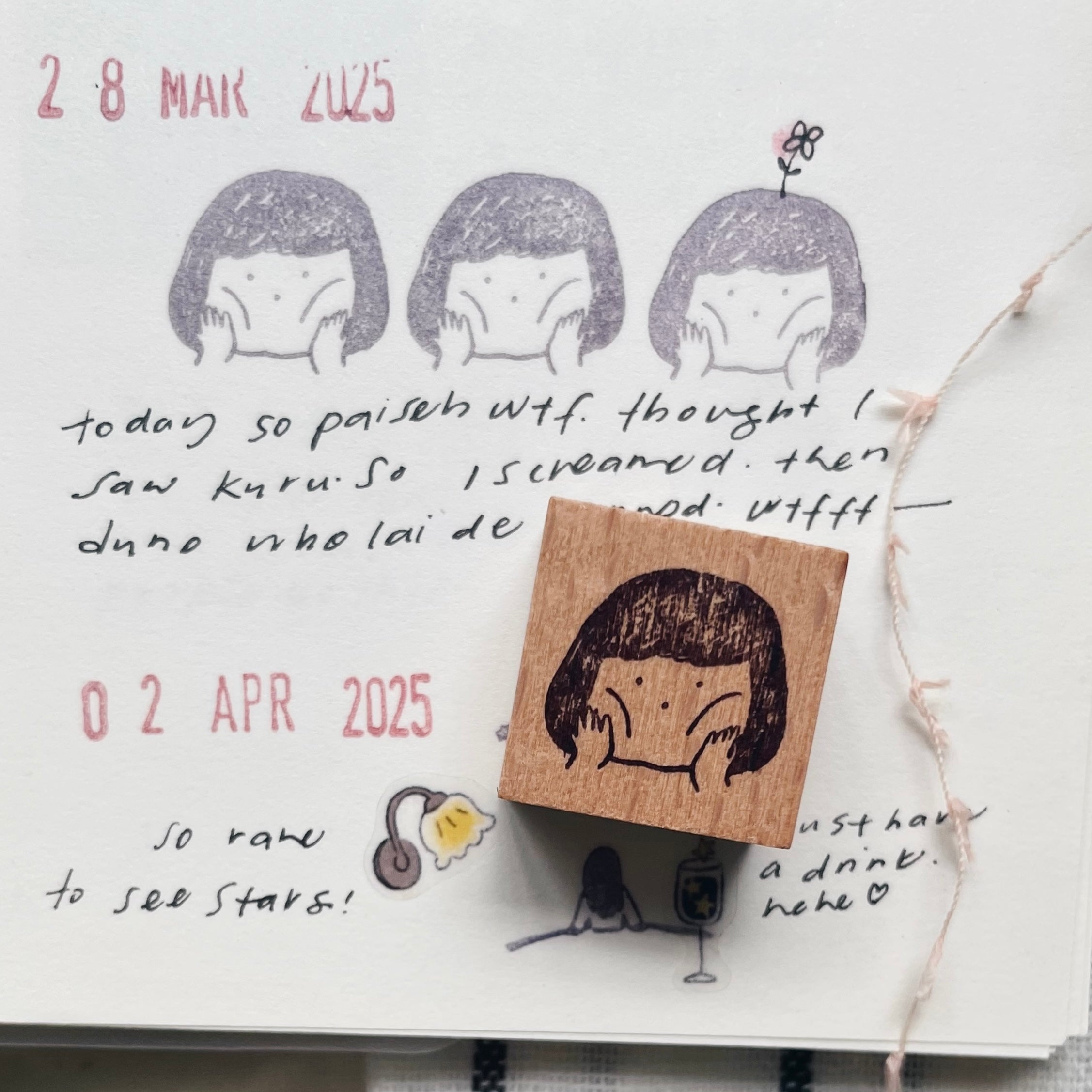 msbulat Rubber Stamp - Squish squish / QQ