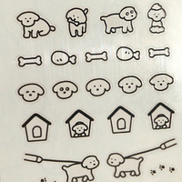 Suatelier Sticker - 128 Deco.18 - Dogs.02