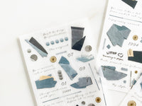 TOP Studio Print-on Sticker - Denim