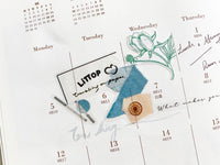 TOP Studio Print-on Sticker - Denim