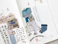 TOP Studio Print-on Sticker - Denim