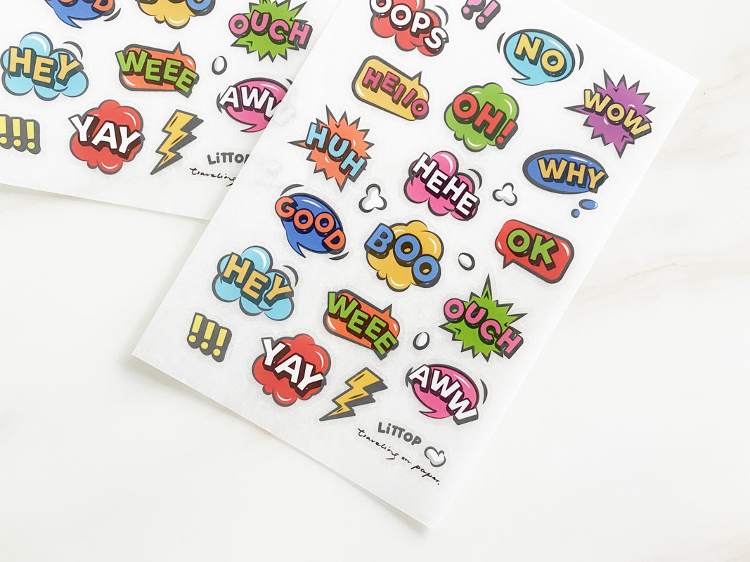 TOP Studio Print-on Sticker - Dialogue