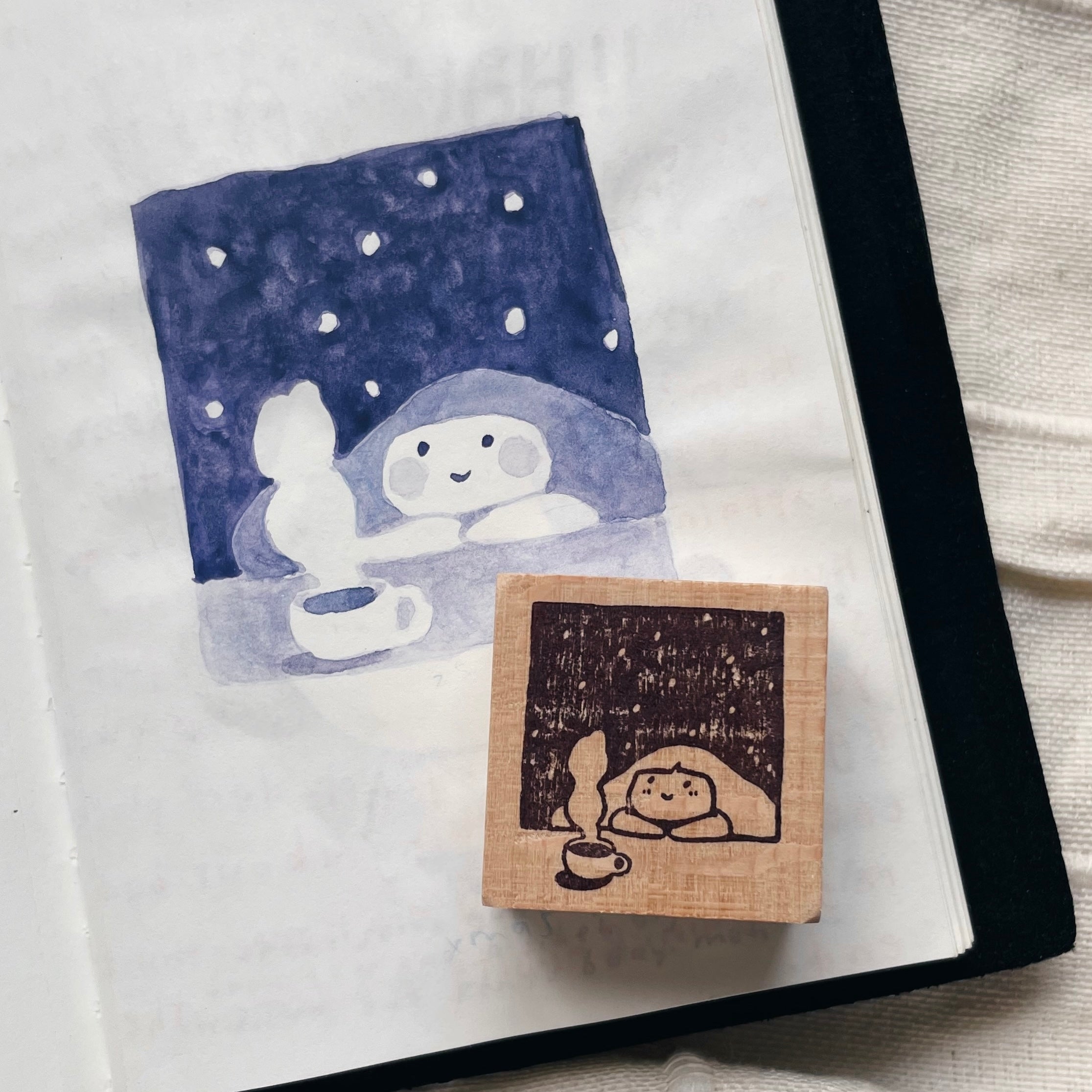 msbulat Rubber Stamp - Warm cuppa / 暖暖心