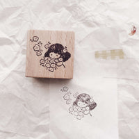 msbulat Rubber Stamp - Counting life's bouquets / “束"一"束"生活的美丽