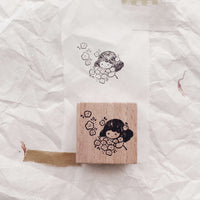 msbulat Rubber Stamp - Counting life's bouquets / “束"一"束"生活的美丽