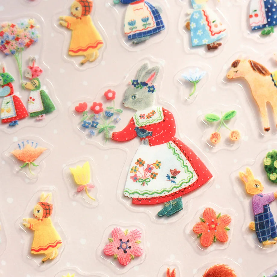 Aiko Fukawa Stickers - Rabbit Garden