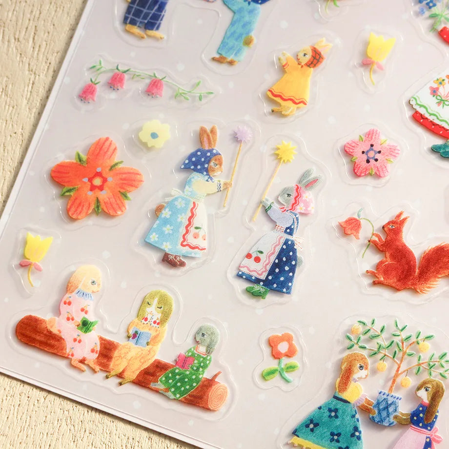 Aiko Fukawa Stickers - Rabbit Garden