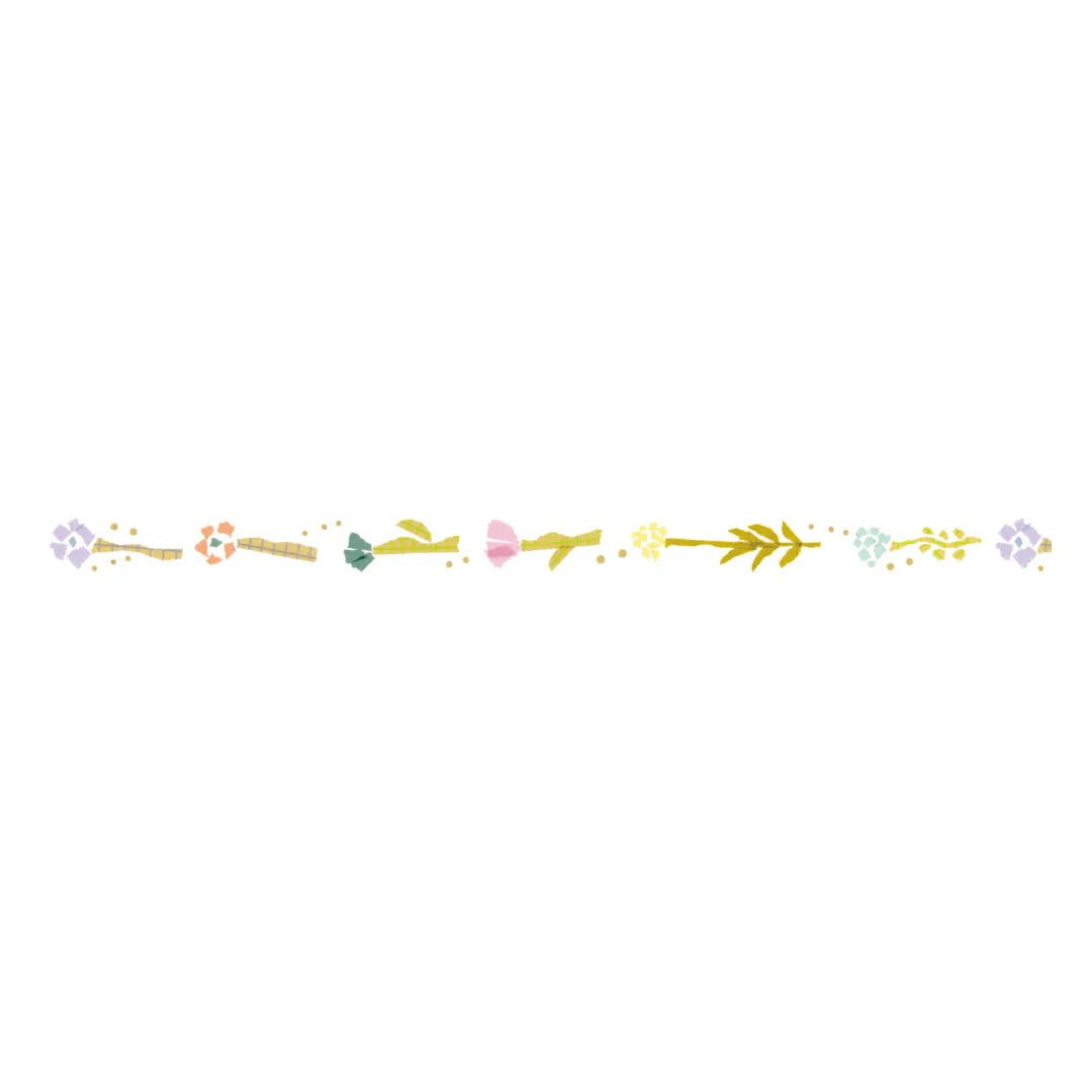 MT x Miki Tamura Washi Tape - Hanahana (Flowers)