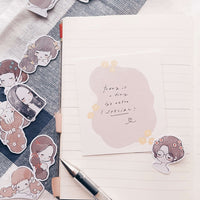 msbulat Sticker Pack - Heads Full of Posies / 花型多多