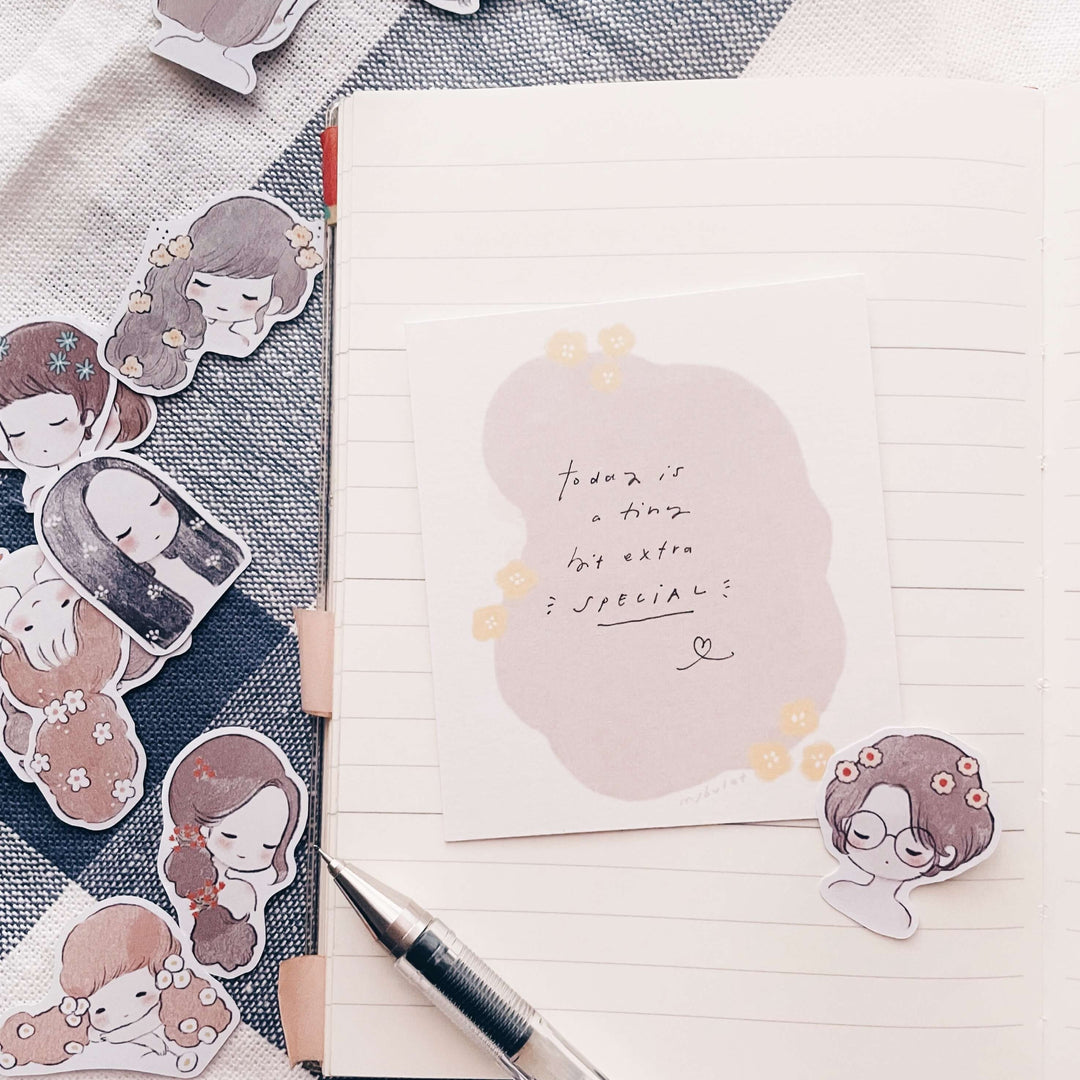 msbulat Sticker Pack - Heads Full of Posies / 花型多多