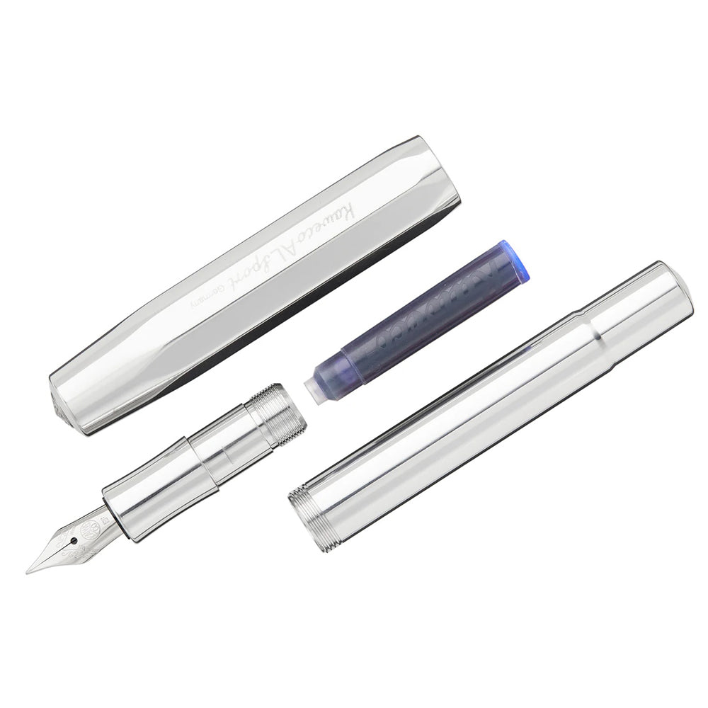 Kaweco AL SPORT Fountain Pen - Raw Aluminium