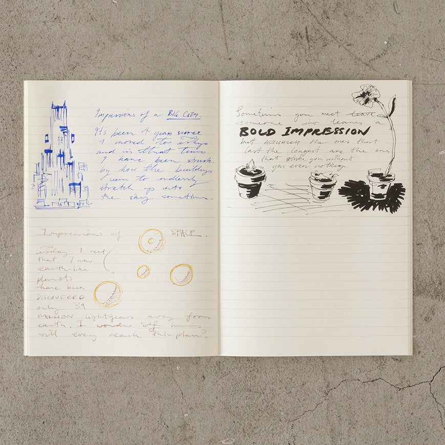 MD Notebook Light (Ruled Line) 3pcs Set