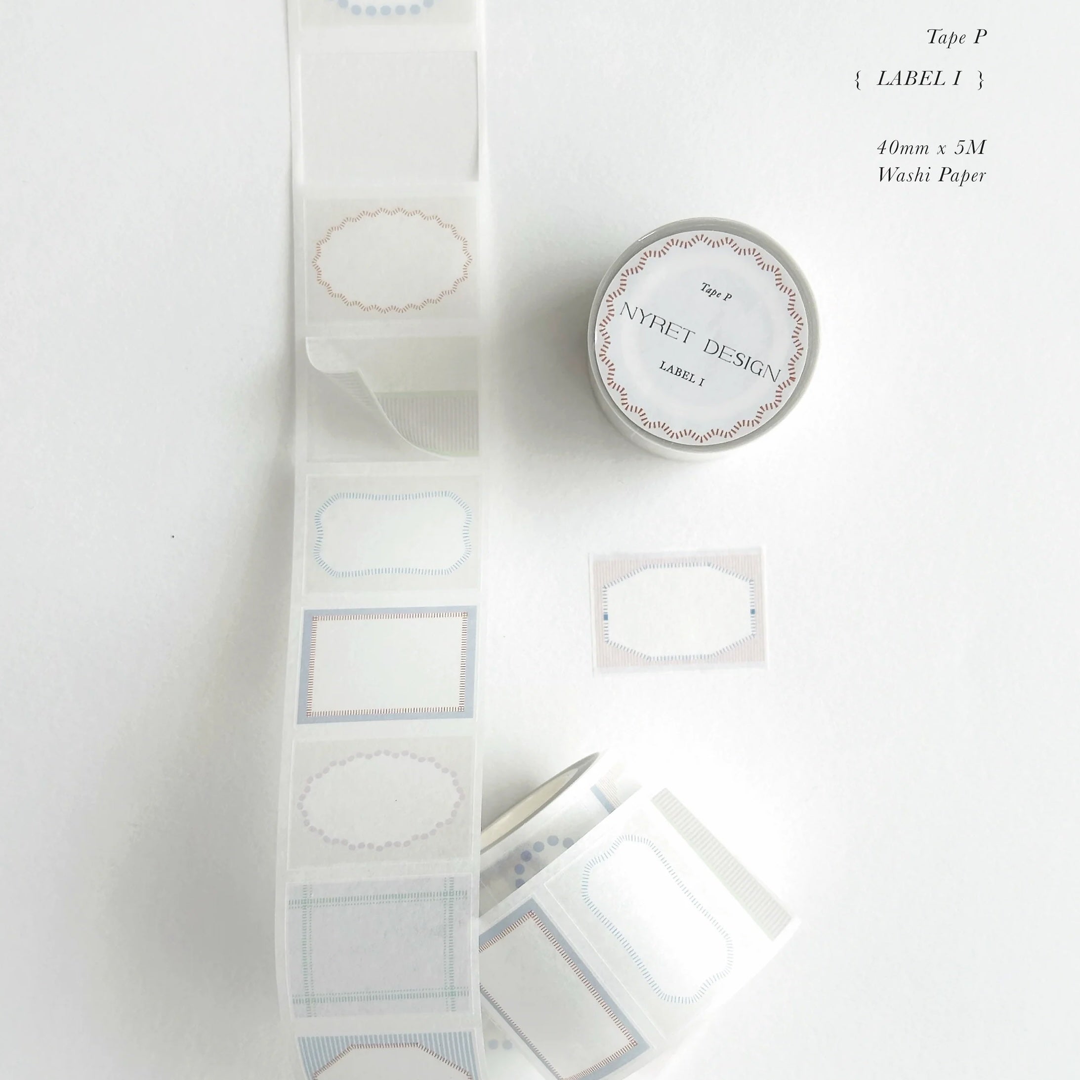 NYRET Washi Tape - P - Label i
