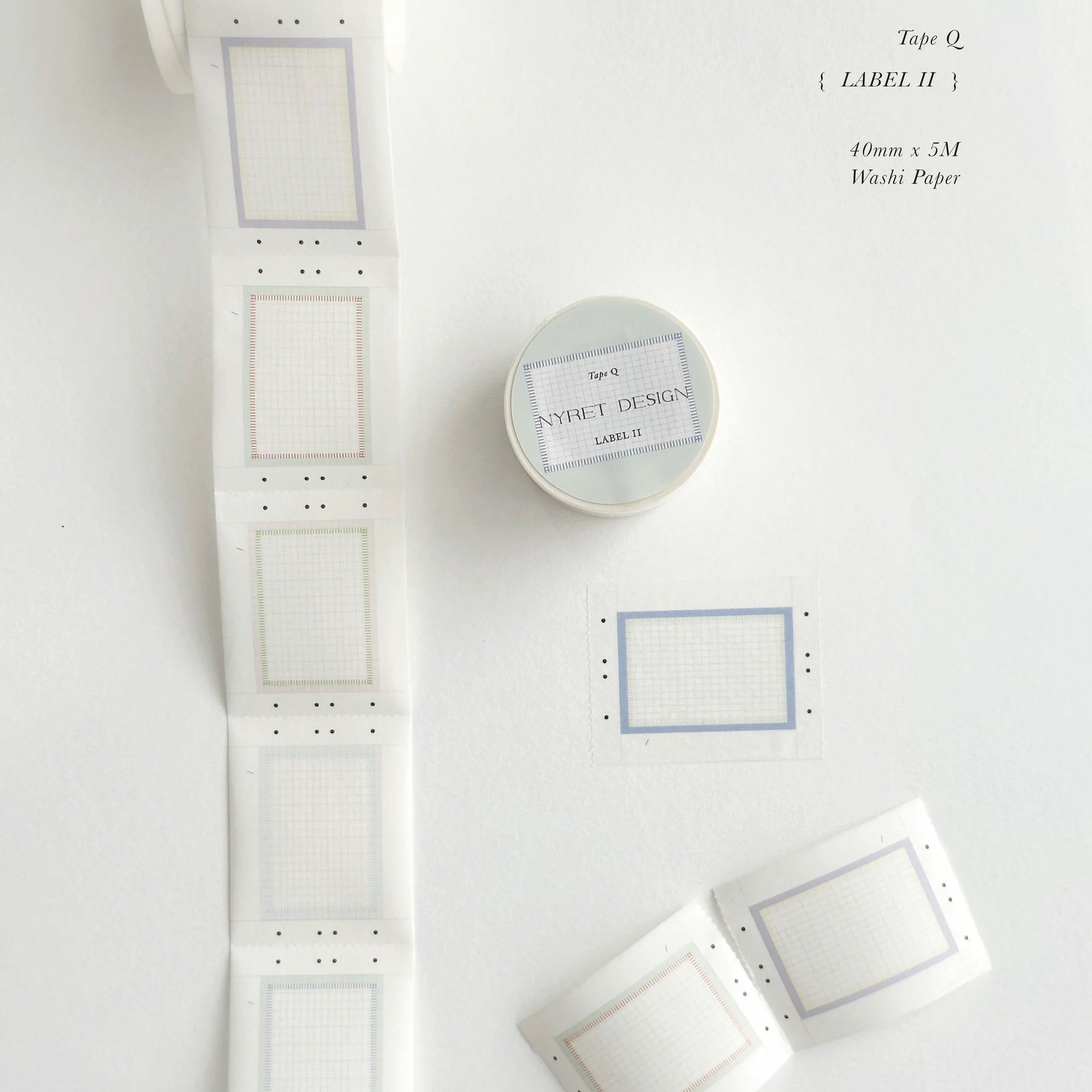 NYRET Washi Tape - Q - Label ii