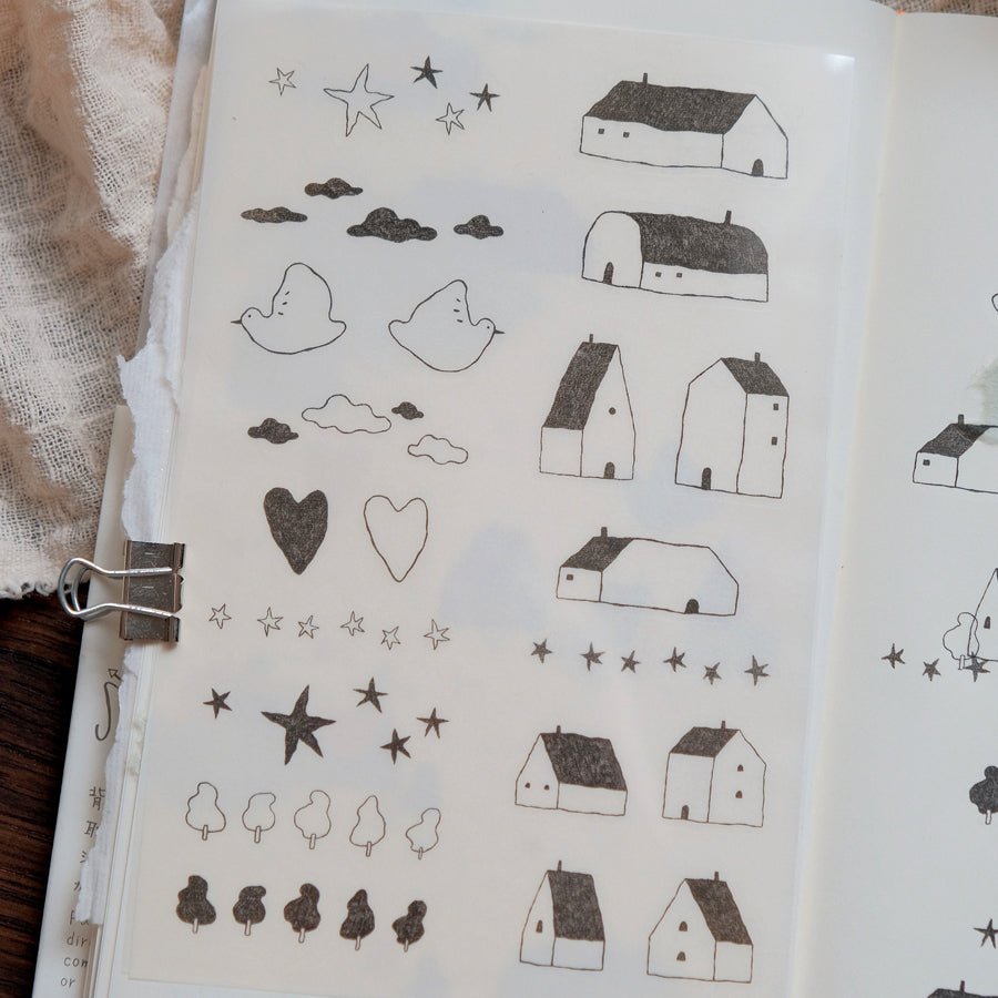 bighands Rub-On Transfer Sticker - Someday Sketches