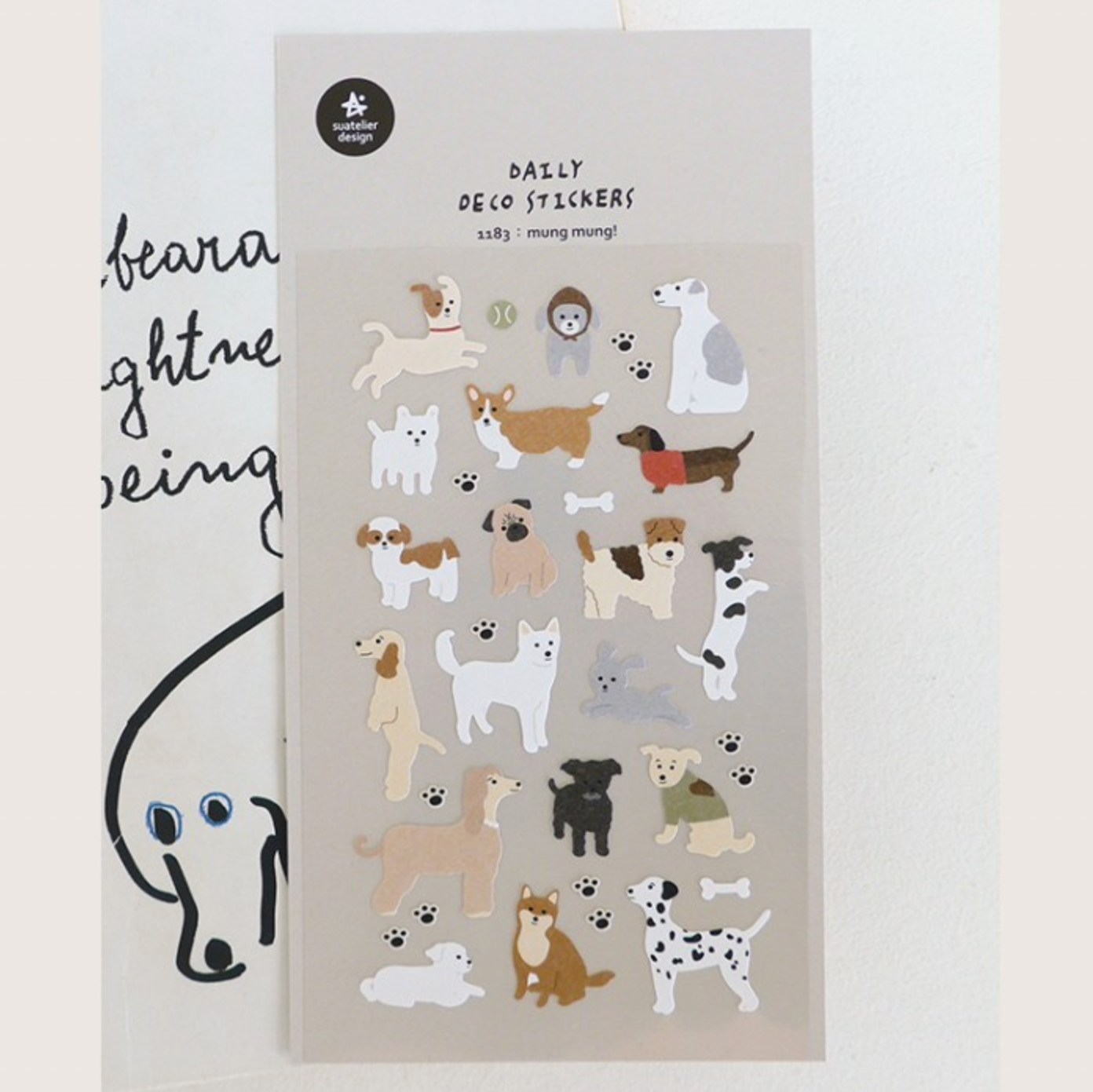 Suatelier Sticker - 1183 Mung Mung! (Woof Woof)