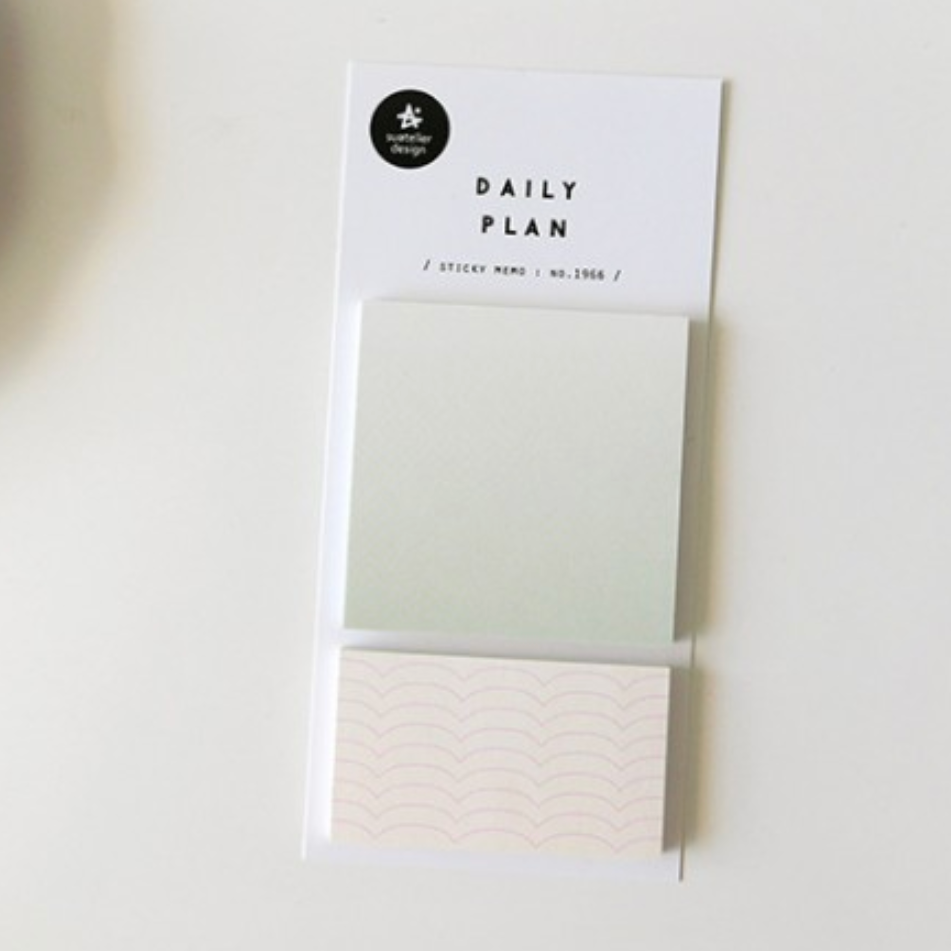 Suatelier Sticky Memo - Pastel ii (3 options)