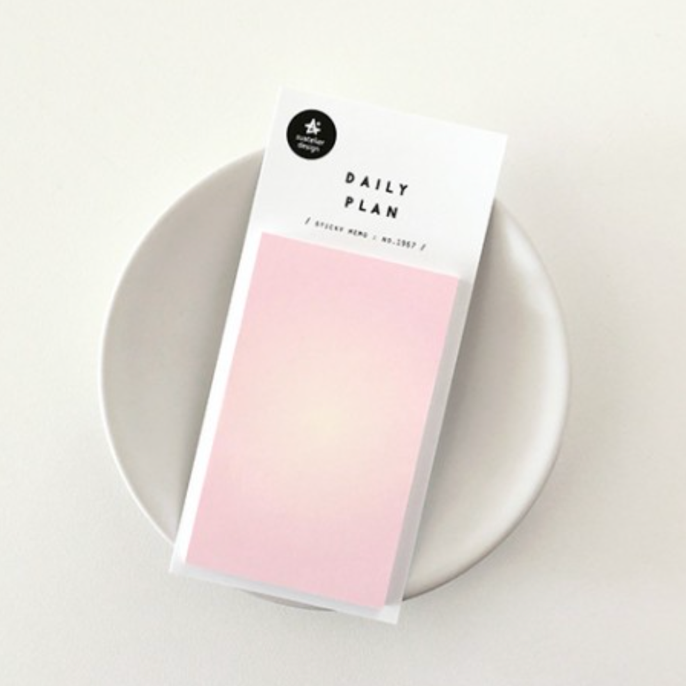 Suatelier Sticky Memo - Pastel ii (3 options)