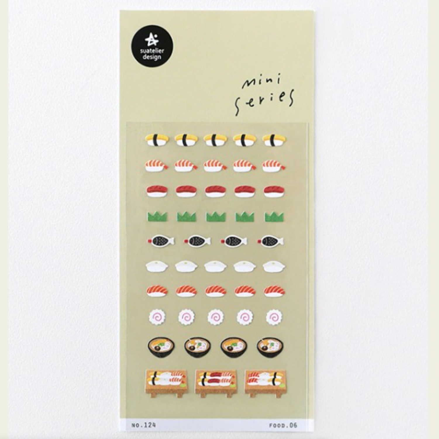 Suatelier Sticker - 124 Food.06 - Sushi