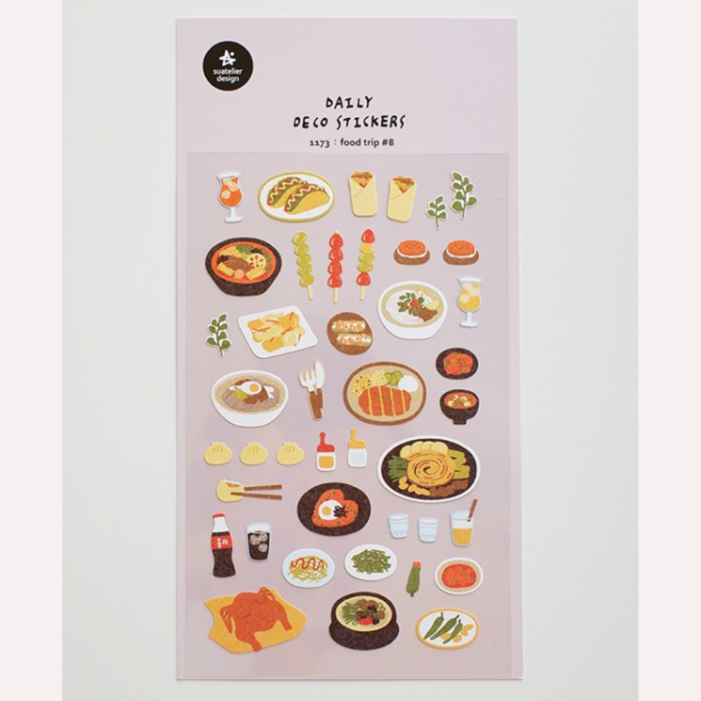 Suatelier Sticker - 1173 Food Trip #8
