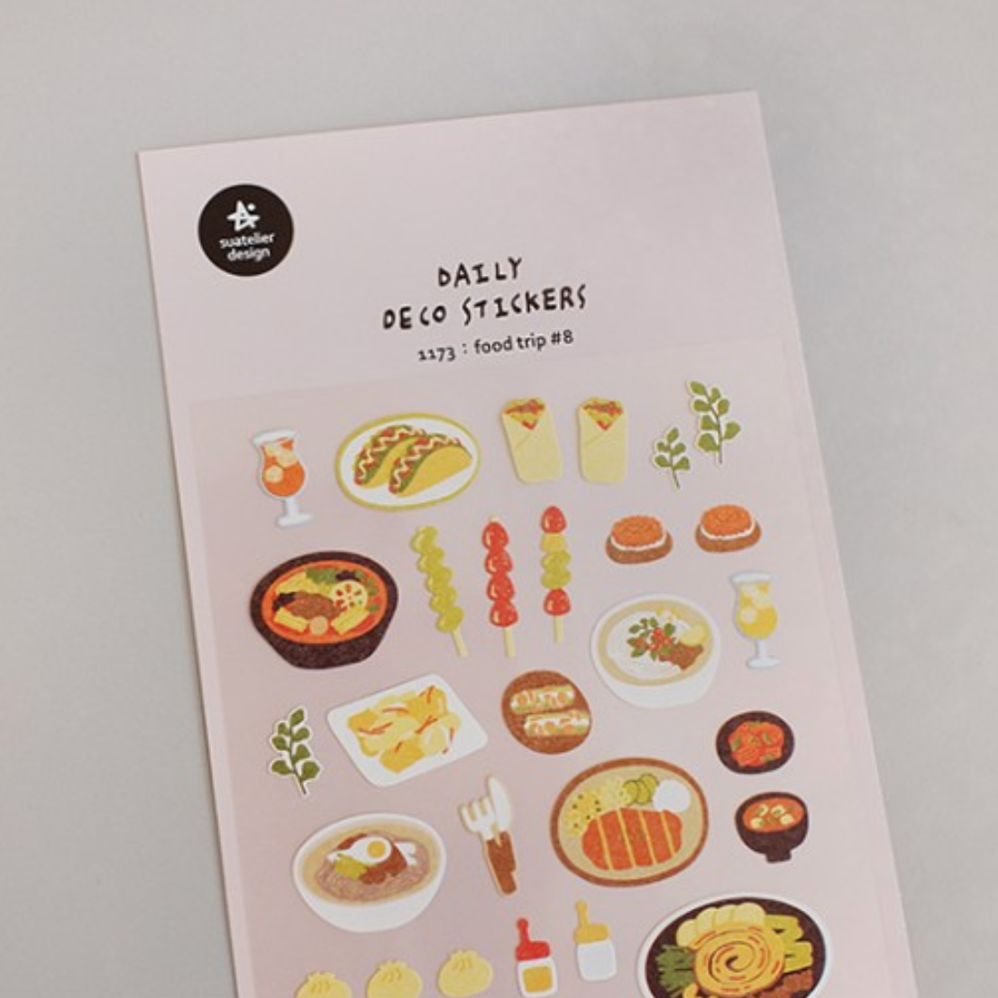 Suatelier Sticker - 1173 Food Trip #8
