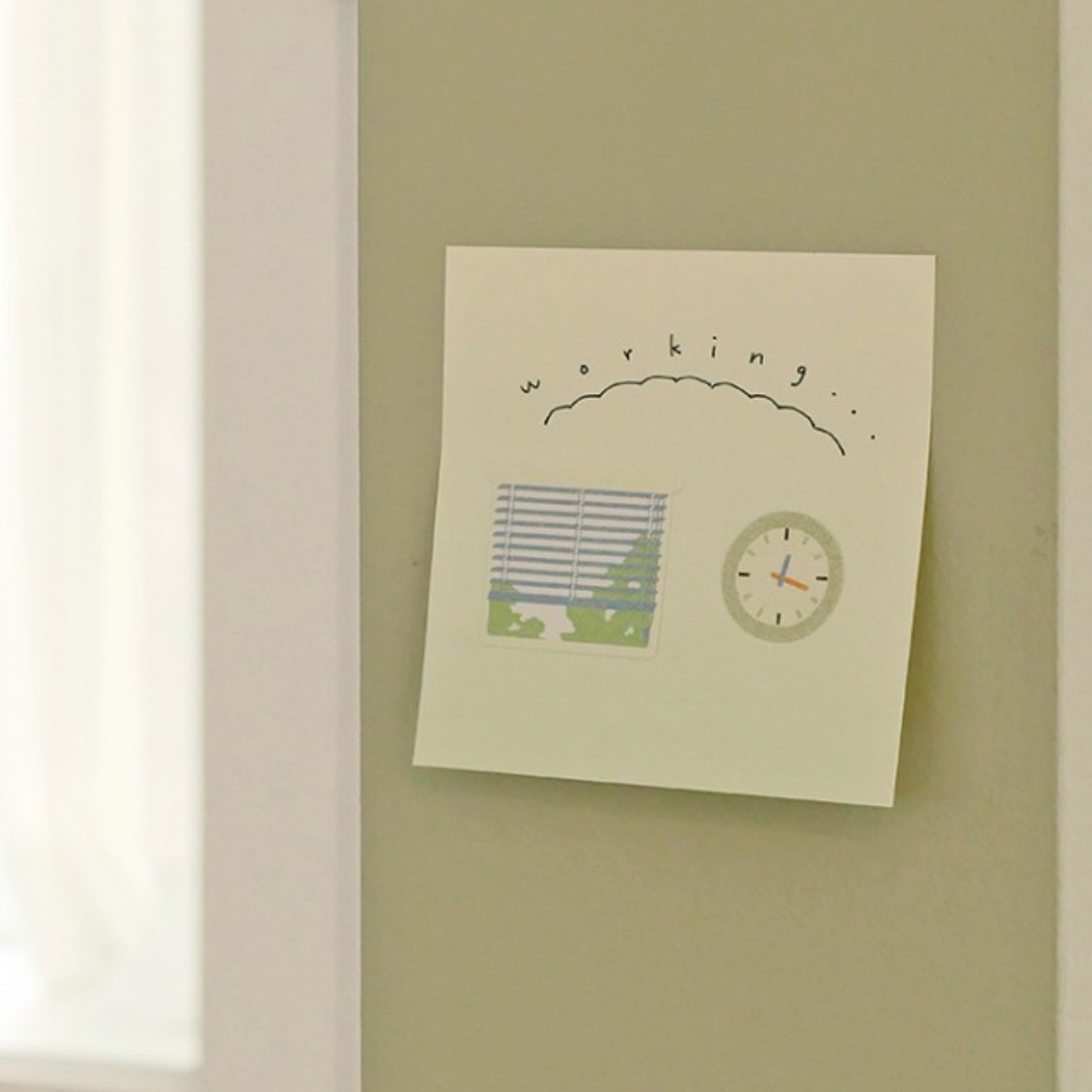 Suatelier Sticker - 1174 Retro Office