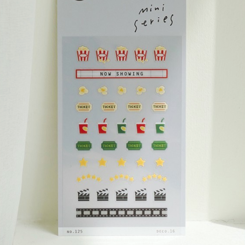 Suatelier Sticker - 125 Deco.16 - Cinema
