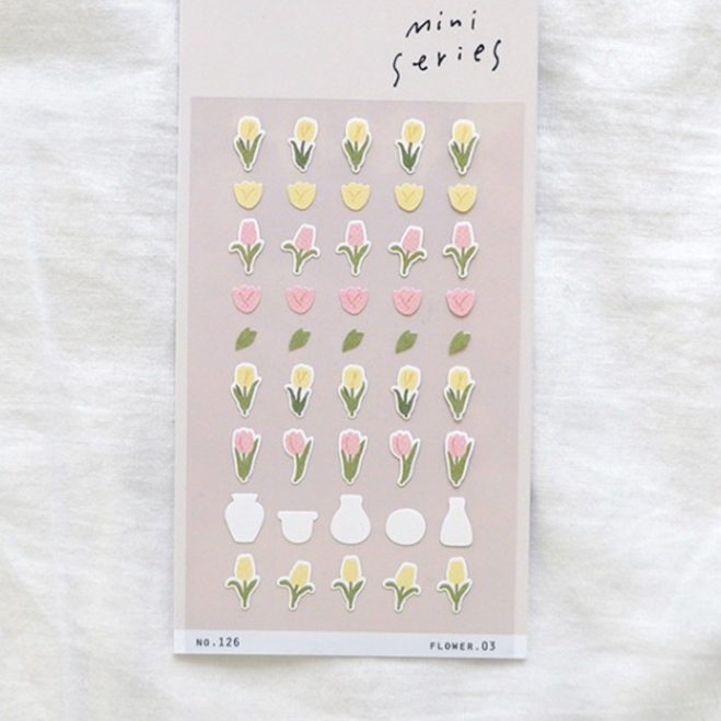 Suatelier Sticker - 126 Flower.03 - Tulips