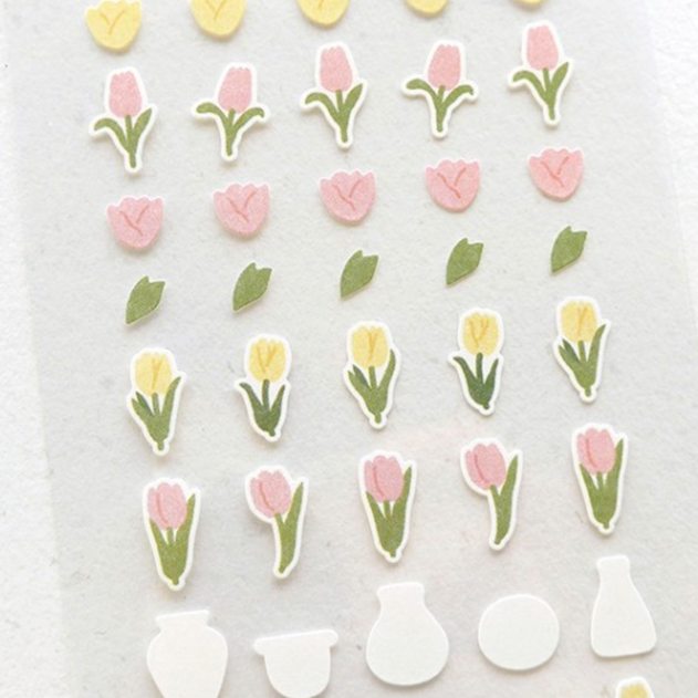 Suatelier Sticker - 126 Flower.03 - Tulips