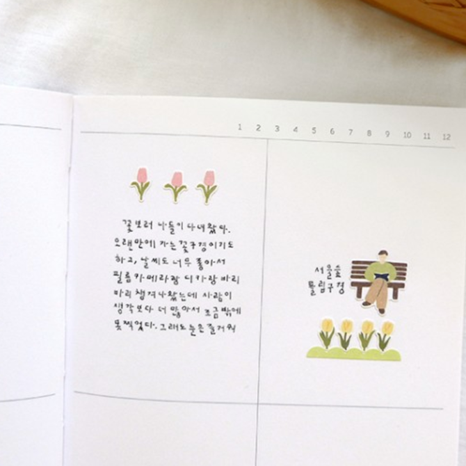 Suatelier Sticker - 126 Flower.03 - Tulips