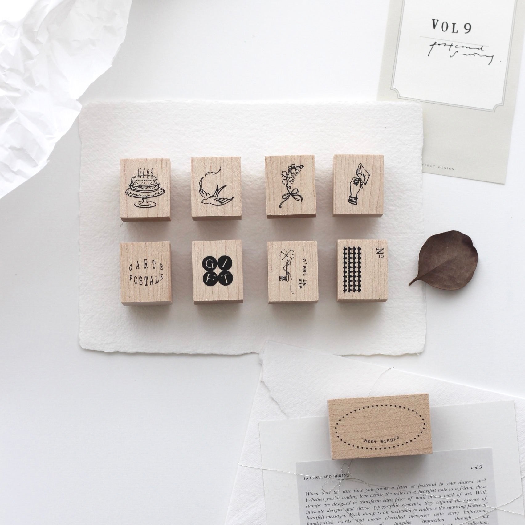 NYRET Rubber Stamps - Postcard Series