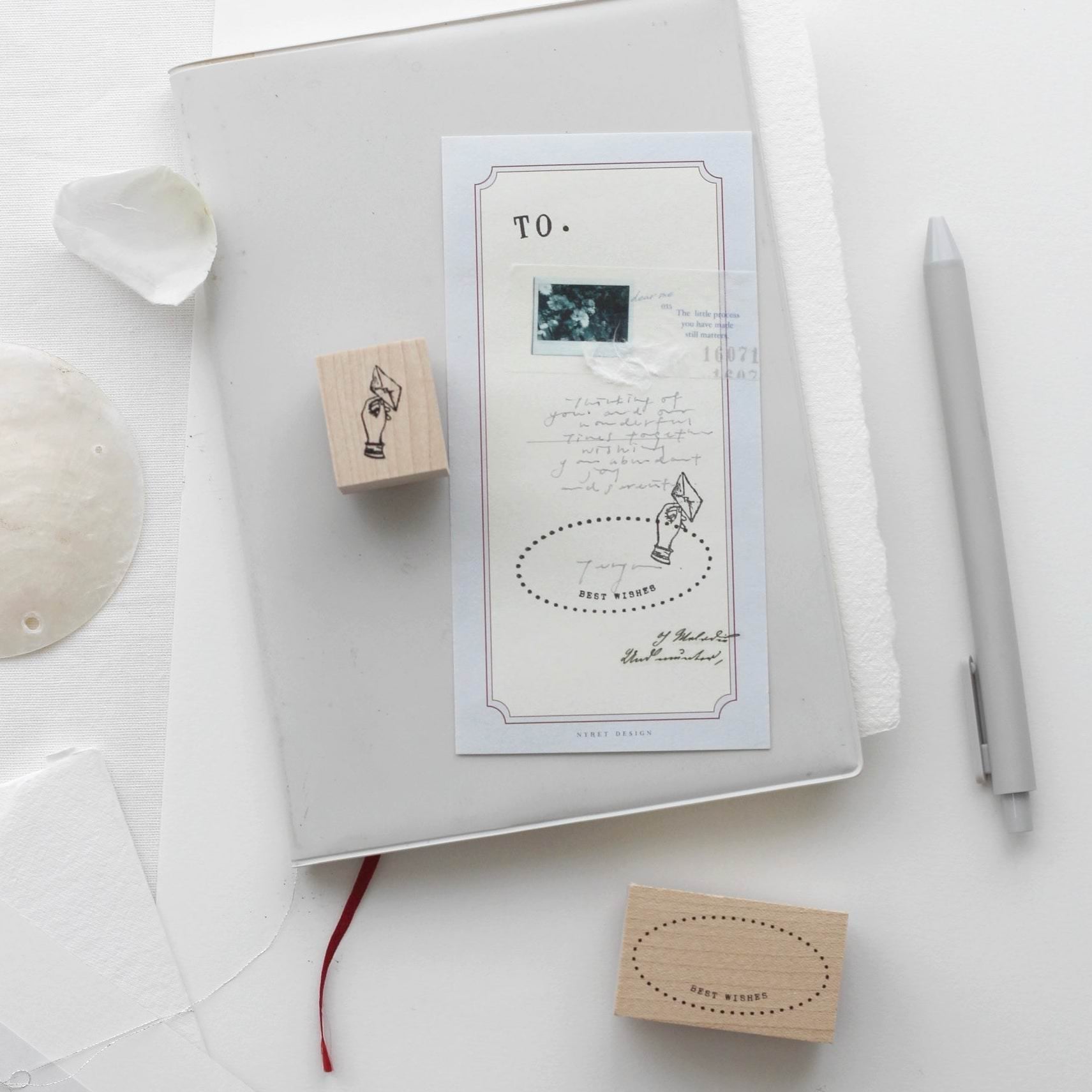 NYRET Rubber Stamps - Postcard Series