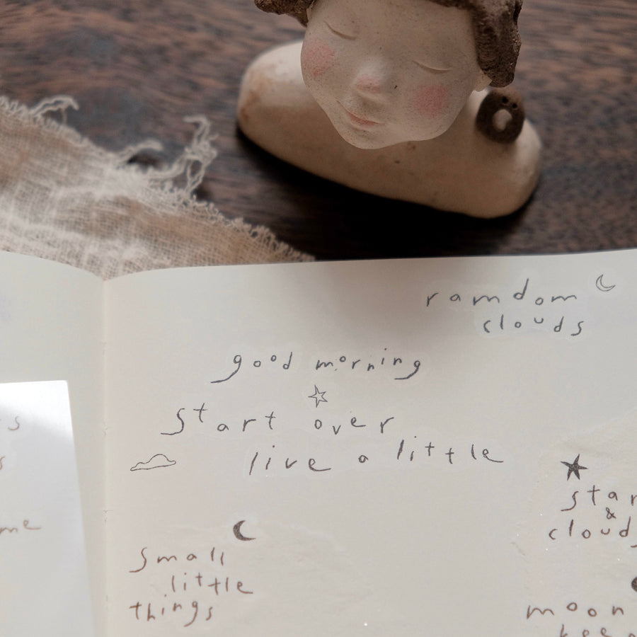 bighands Rub-On Transfer Sticker - Words in the everyday