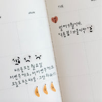 Suatelier 105 Mini Series Deco.01 Expression Sticker