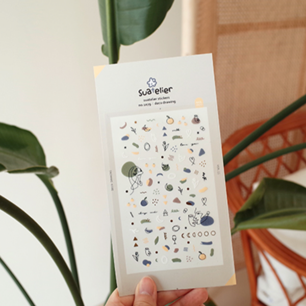 Suatelier 1079 Deco Drawing Sticker