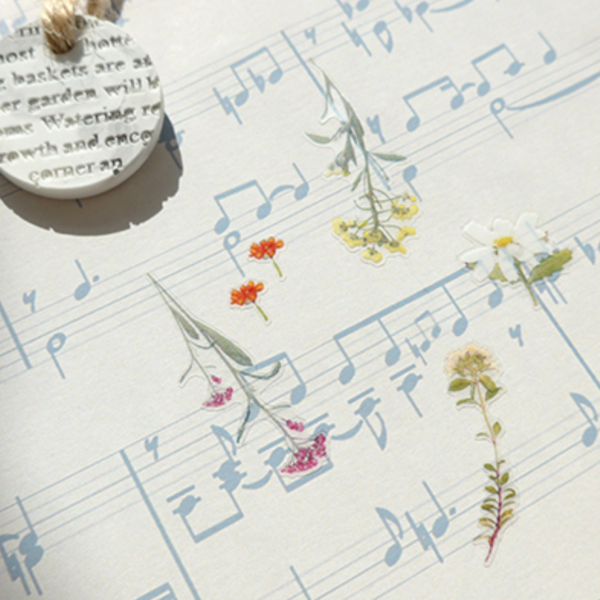 Suatelier 1089 Flower Letter Sticker