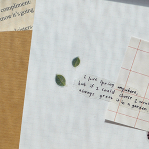 Suatelier 1089 Flower Letter Sticker