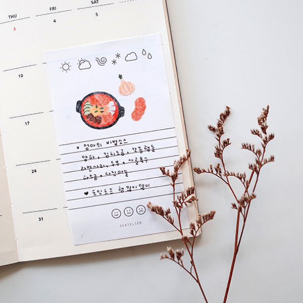 Suatelier 1091 Food Trip #2 Sticker